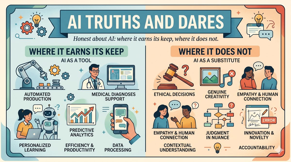 Honest about AI: where it earns its keep, where it does not