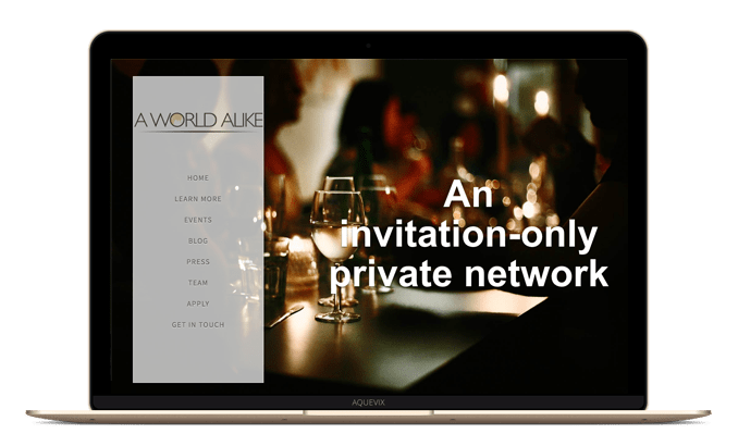 A World Alike – Invitation only private network