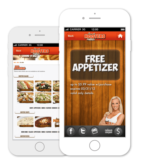 Restaurant Loyalty Program App – Hooters Club of America